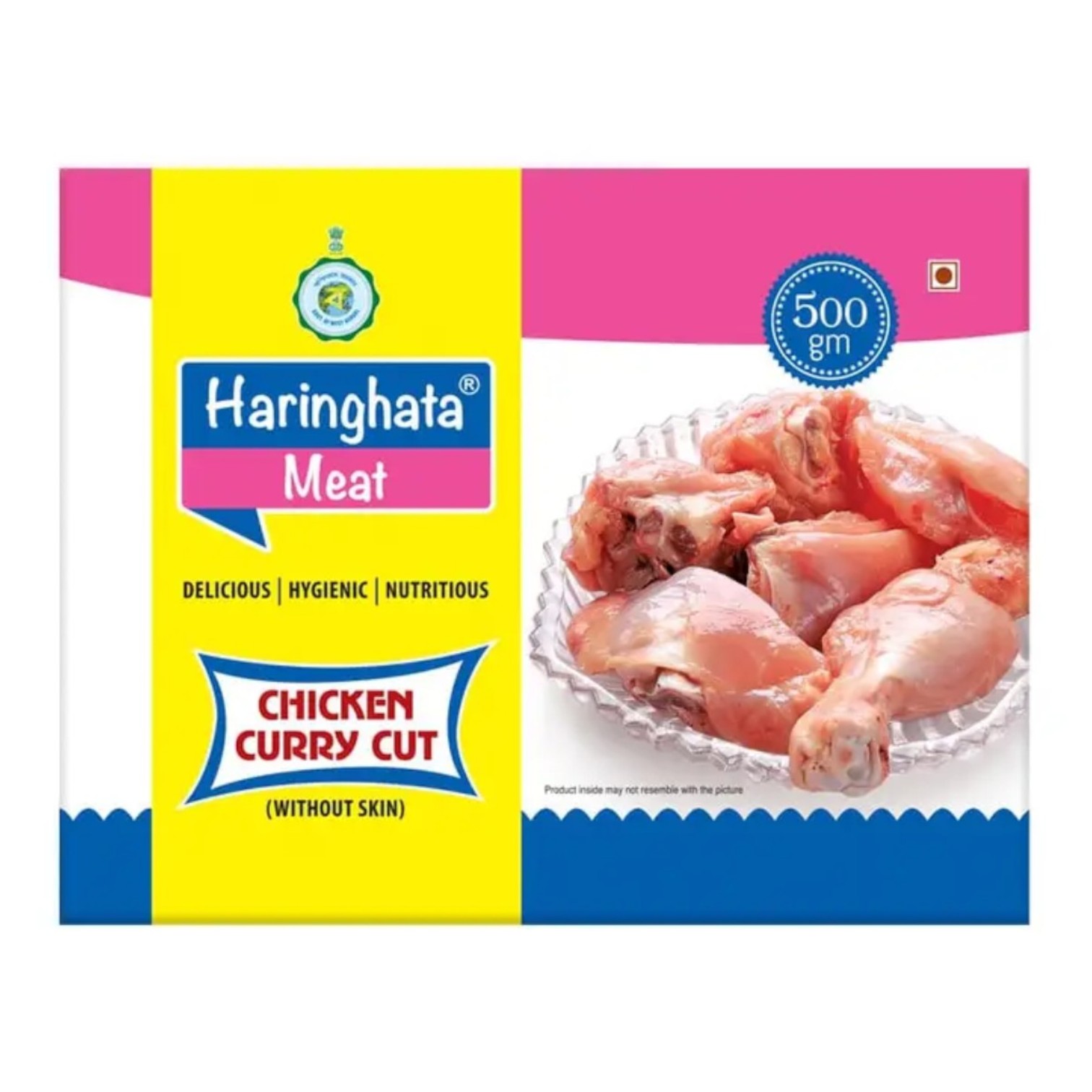 Haringhata Pre-Cut Chicken Without Skin